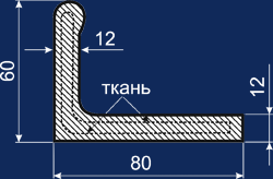 Гидроуплотнения резиновые и резинотканевые по ТУ 38 105 417-84, ТУ 38 105383-83